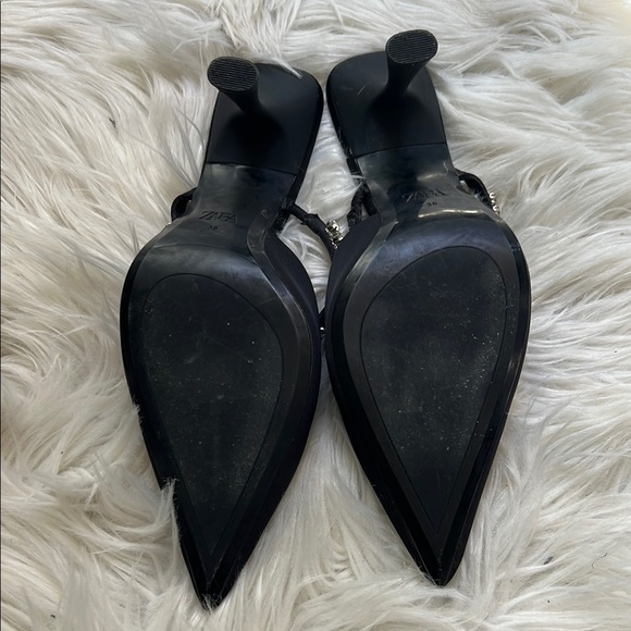 Zara Rhinestone Mules - Picture 2 of 5